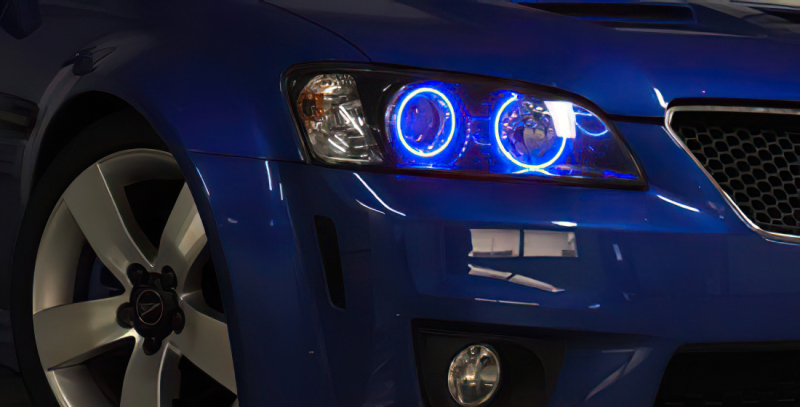Pontiac G8 Headlight Halo Kit - ORACLE Lighting - Blue - `08-`10